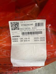 Sada plastů Honda crf 250/450 - 11
