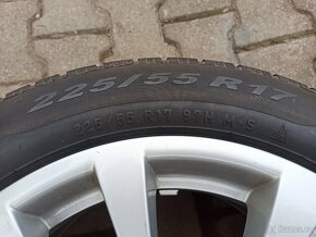 Alu kola 5 x 120, zimní pneu 225/55/17 - 11