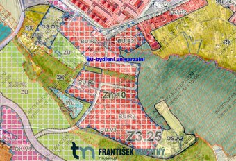 Pozemky k výstavbě, 11538 m2, Brno-Žebětín, ev.č. 02509 - 11