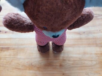 Retro starý plyšák - medvěd medvídek hračka Méda Béďa SLEVA - 11