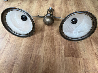 Moderní dvouramenný lustr zánovní - 11