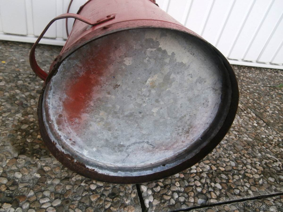 Míchací konev plechová pozinkovaná včetně pošty za 800 kč - 12