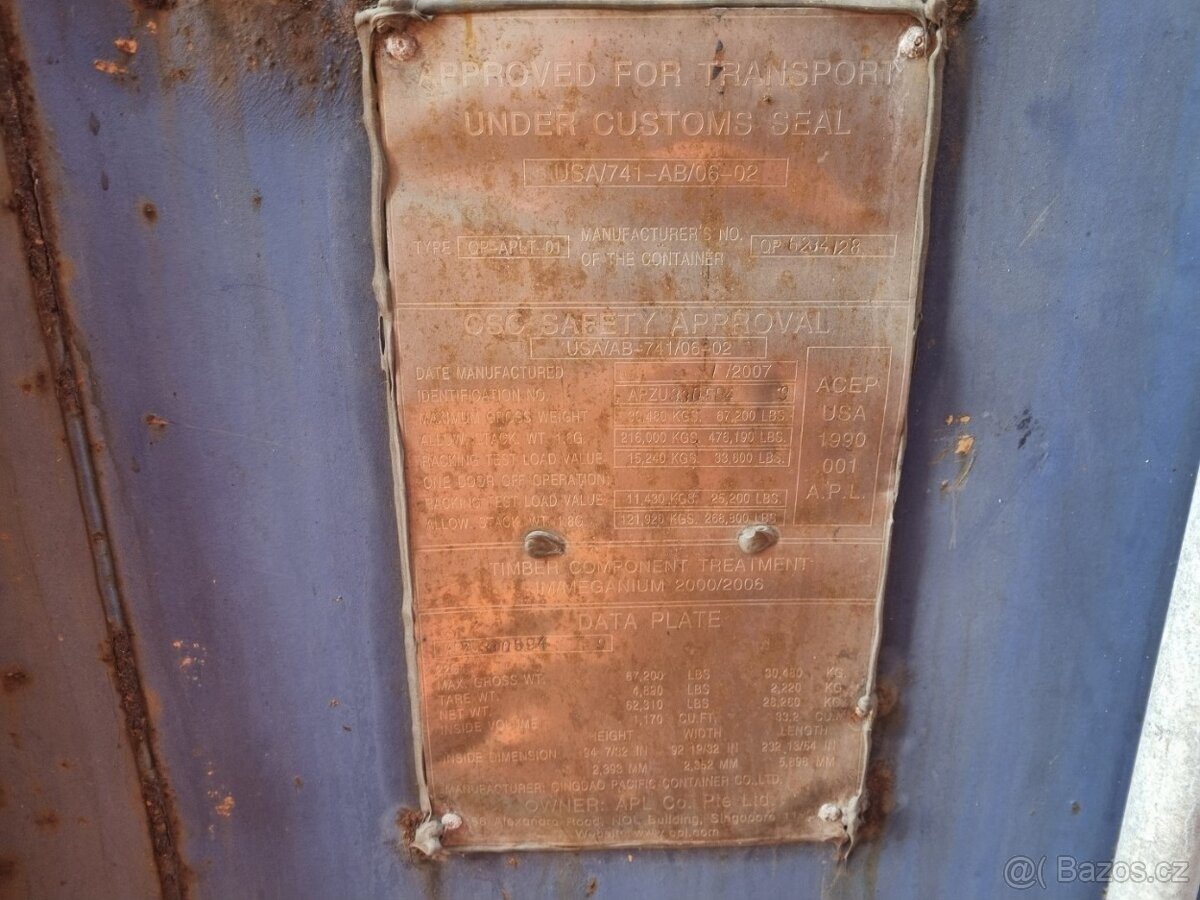 Lodní kontejner v zachovalém stavu – spolehlivý a dostupný - 12