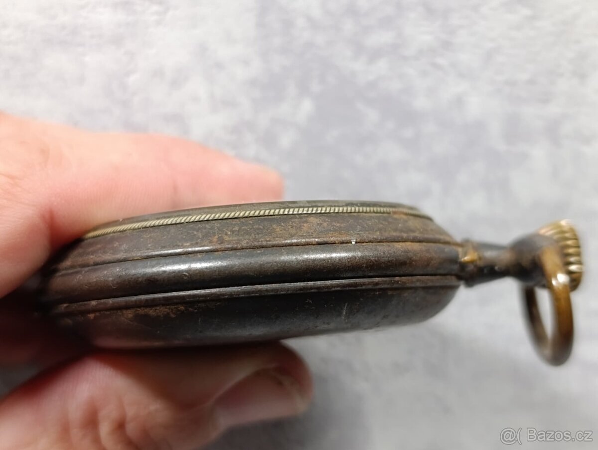 Pánské velmi staré kapesní hodinky REGULATEUR, nefunkční - 12