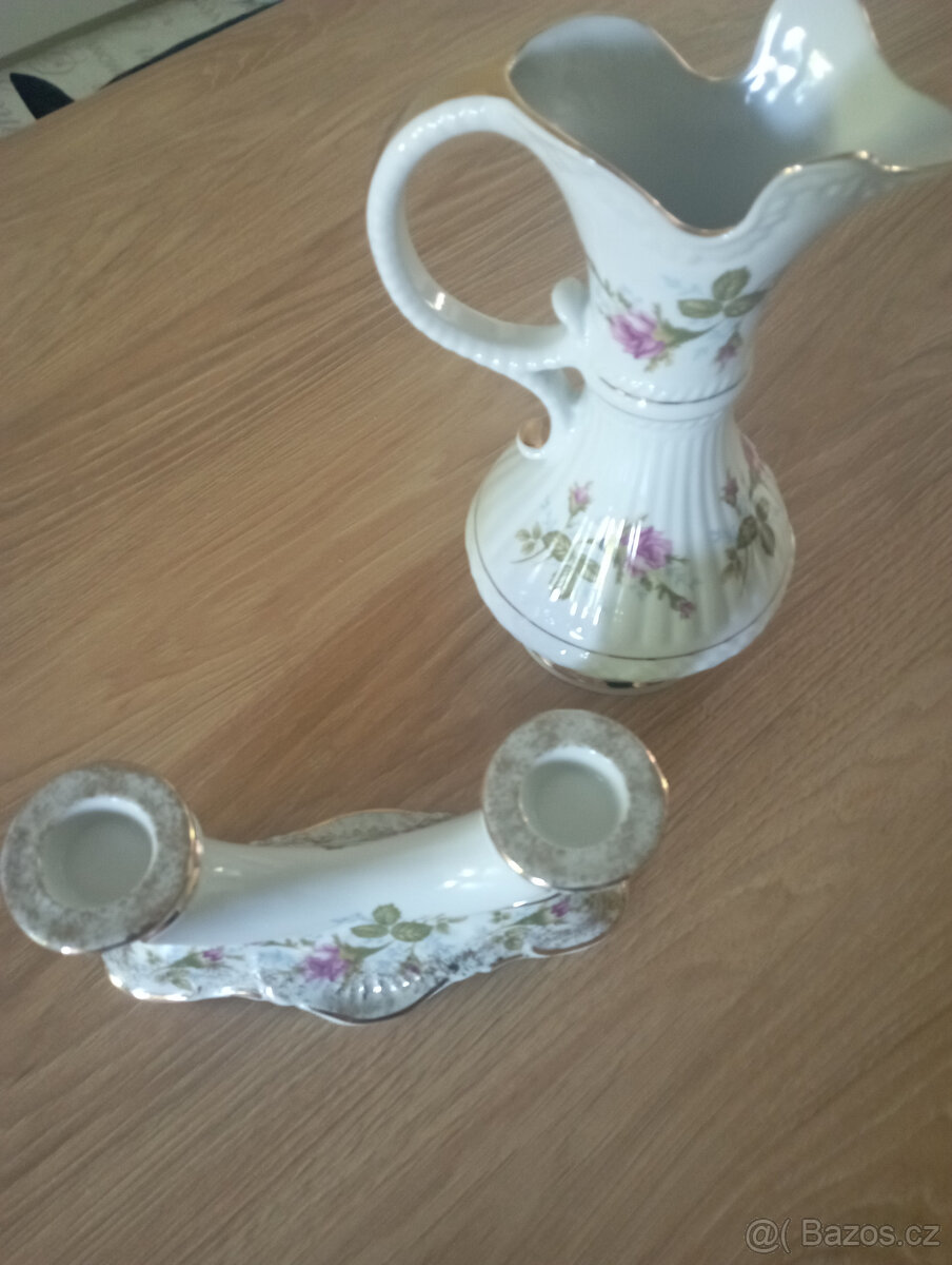 Art Deco, prvorepubliková porcelánová souprava - 12