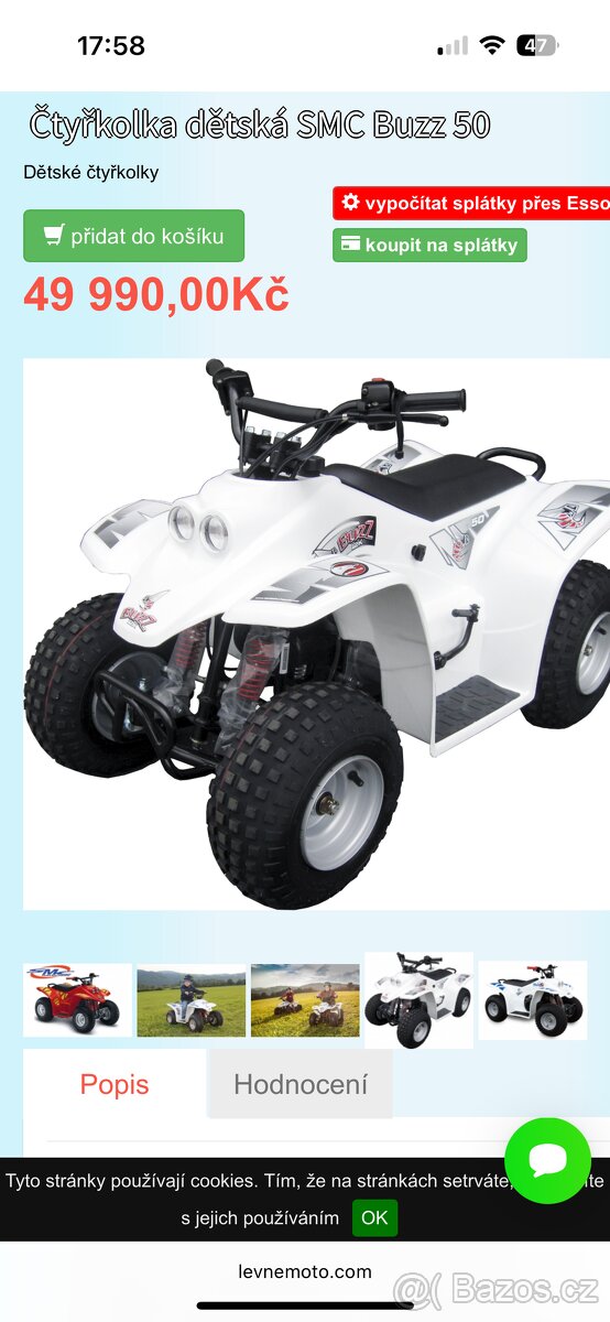 SMC Buzz 50 Ctyrkolka detska - 12