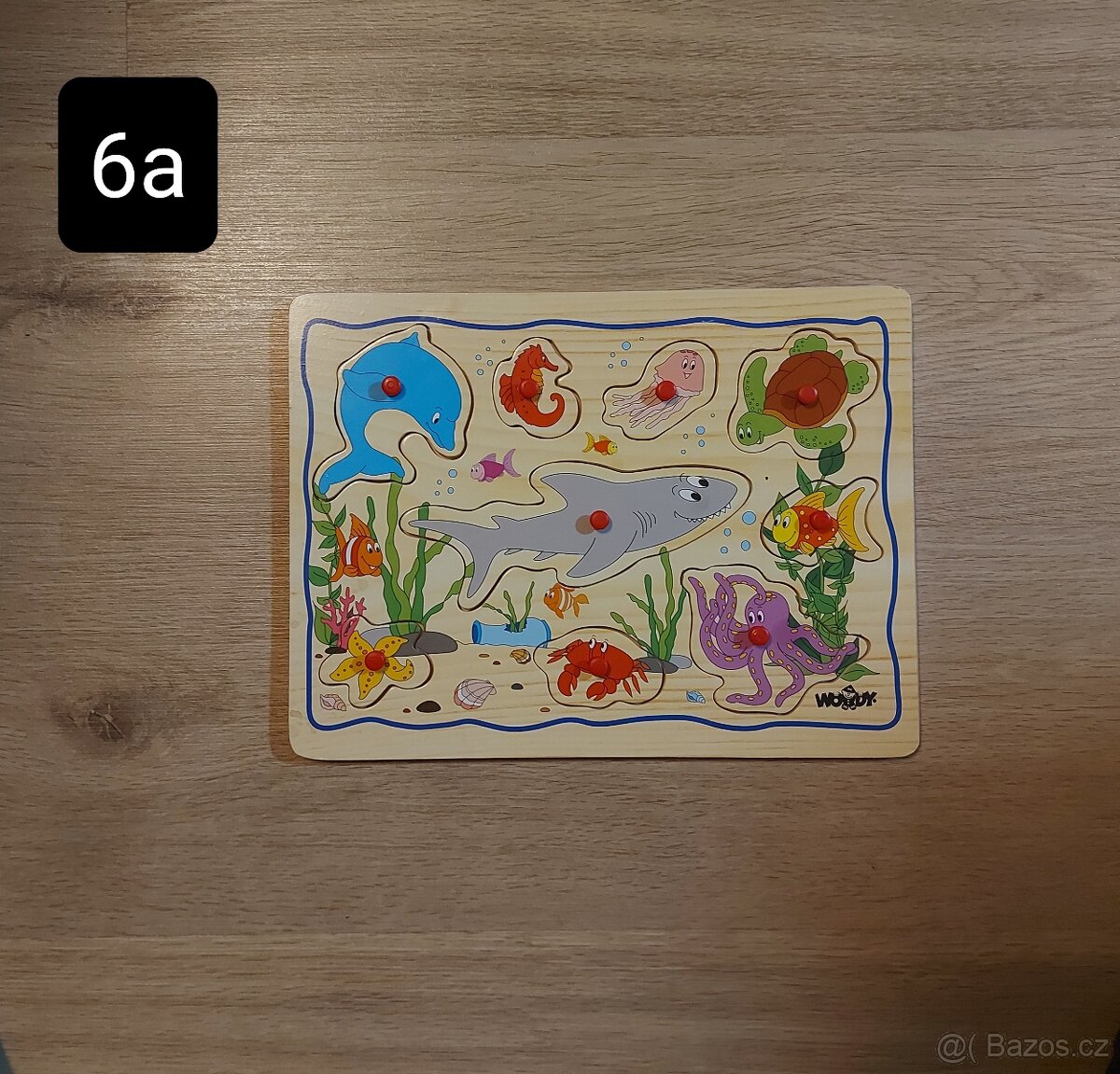 Vkládačka stavebnice dřevěná - 12