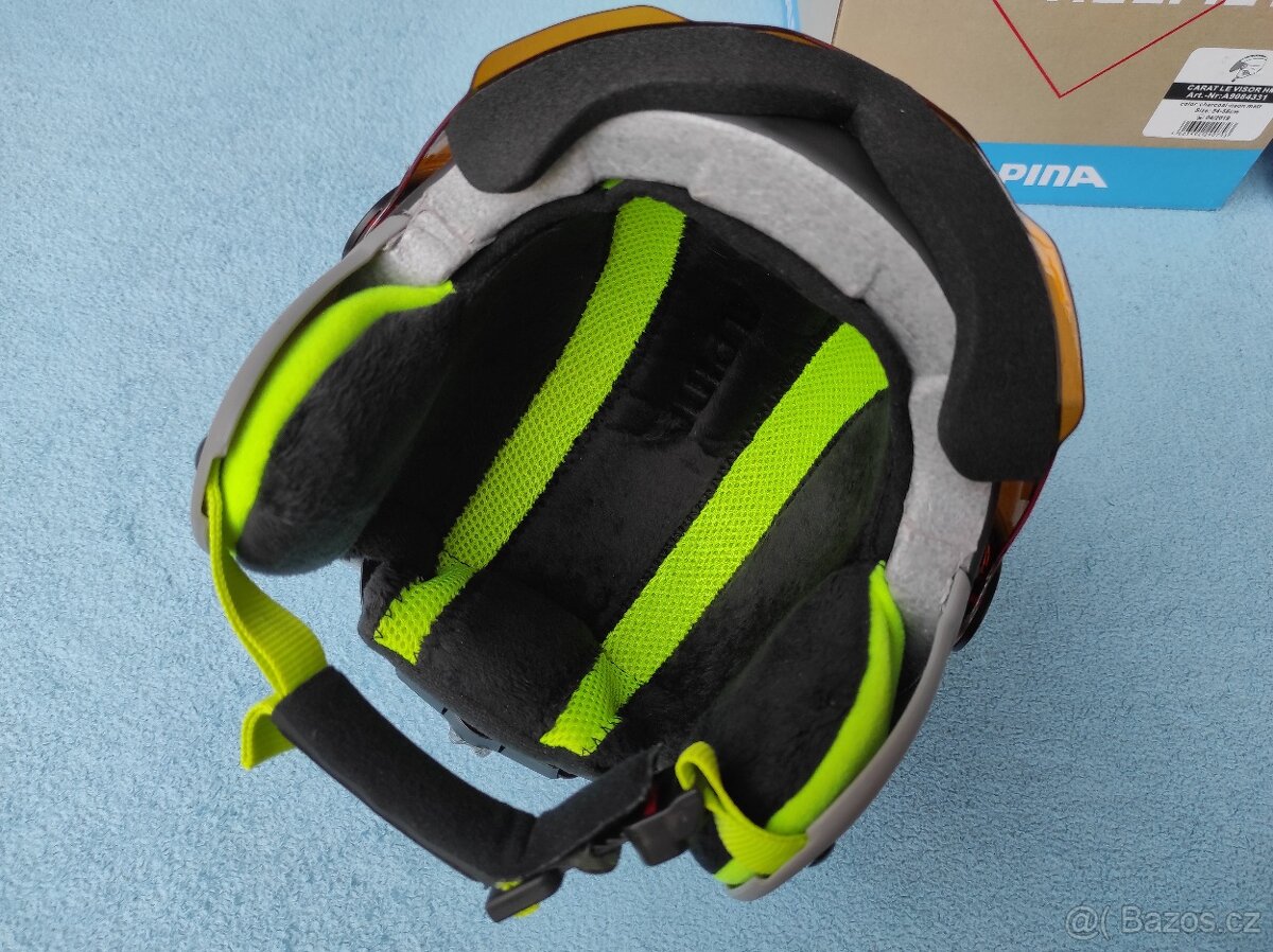 Lyžařská helma s vizorem, Alpina Carat le VISOR HM, 54-58 cm - 12