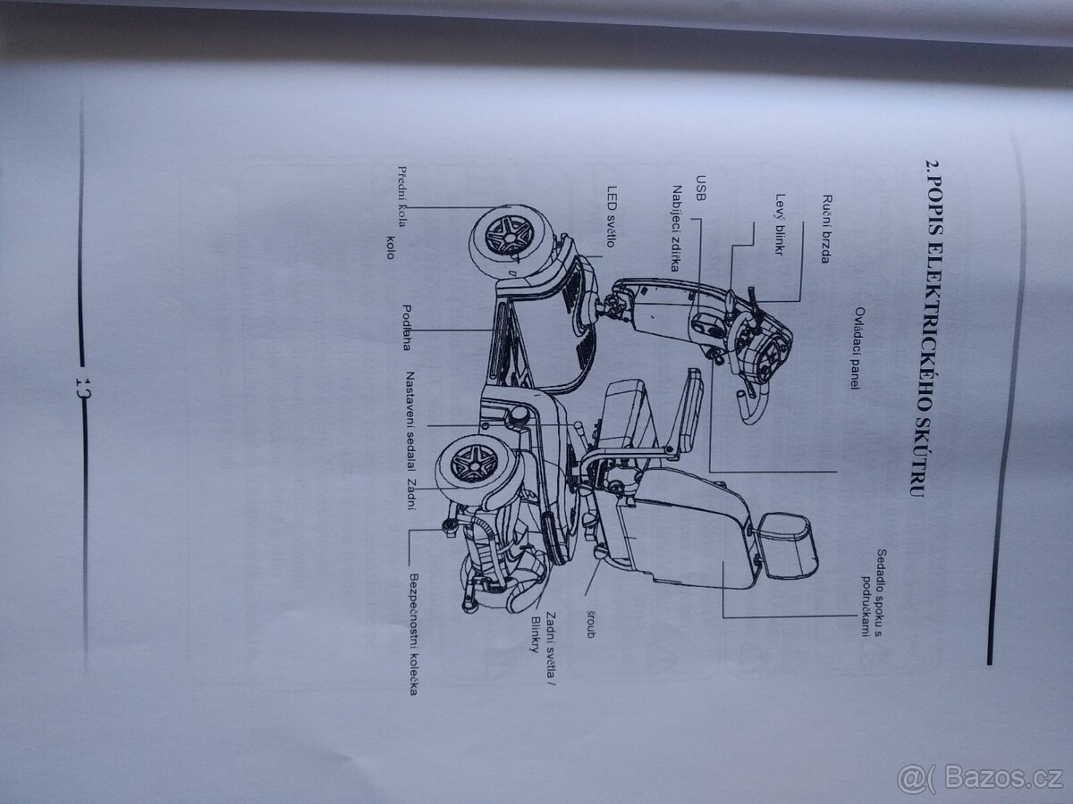 Elektrický skútr pro seniory - 12