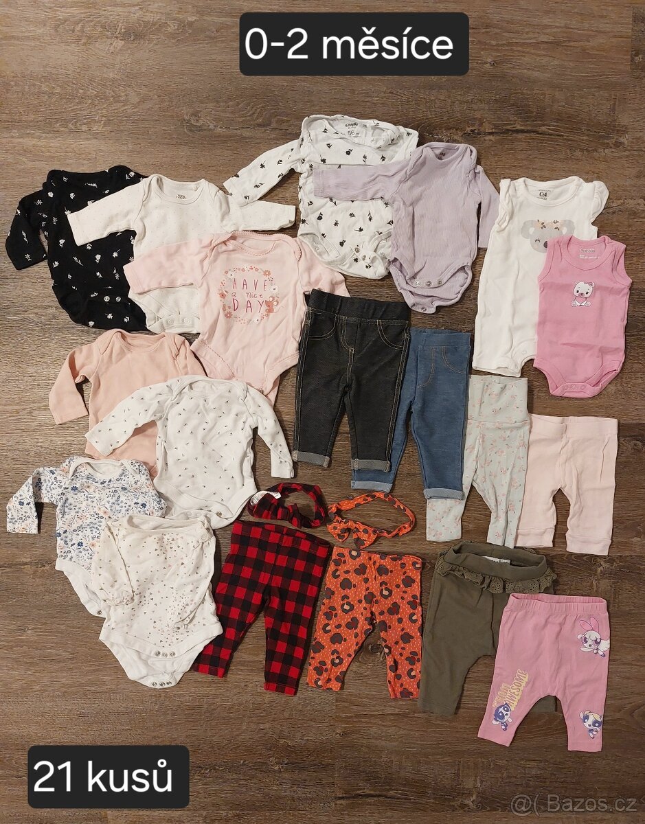 Oblečení pro holčičku 0-3 měsíce - 12
