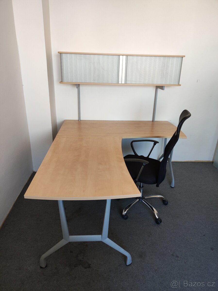 Kancelářský stůl 200x160 cm + Archiv na šanony + Faktura - 12