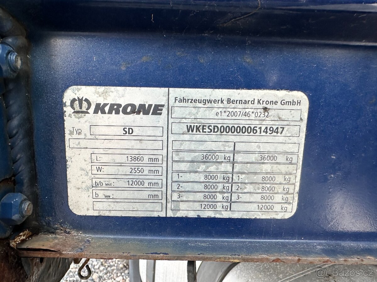 Krone SD LOWDECK SAF ZVEDAČKA 5X KUSŮ - 12