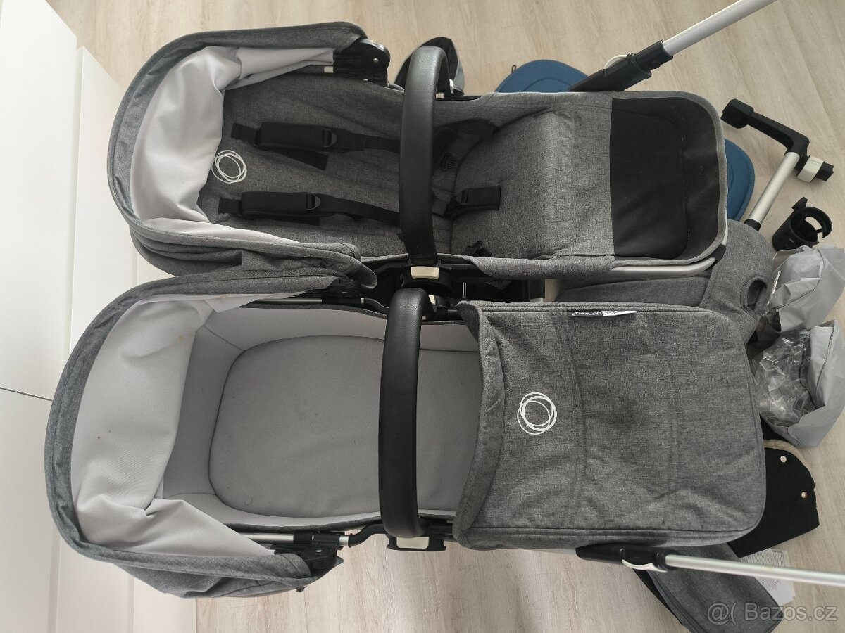 Sourozenecký kočár Bugaboo Donkey 2 s výbavou - 12