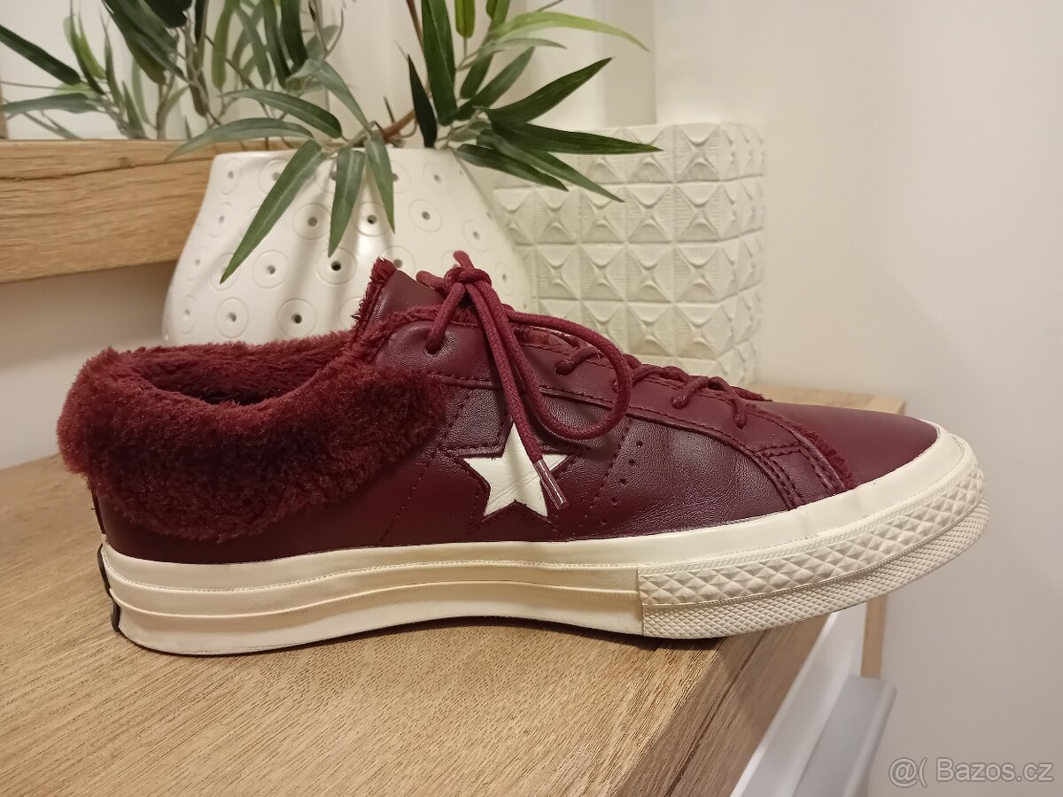 Converse dámské zateplené kožené tenisky vel. 40 - 12