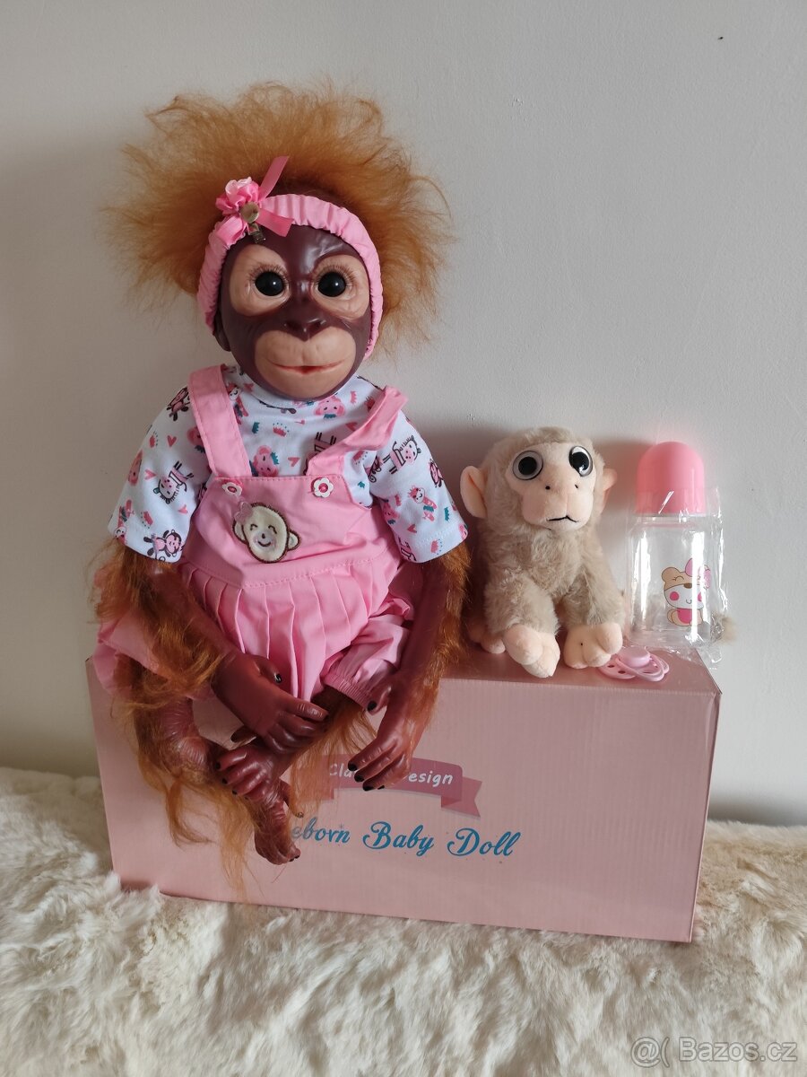 Opice opička panenka NOVÁ - 12