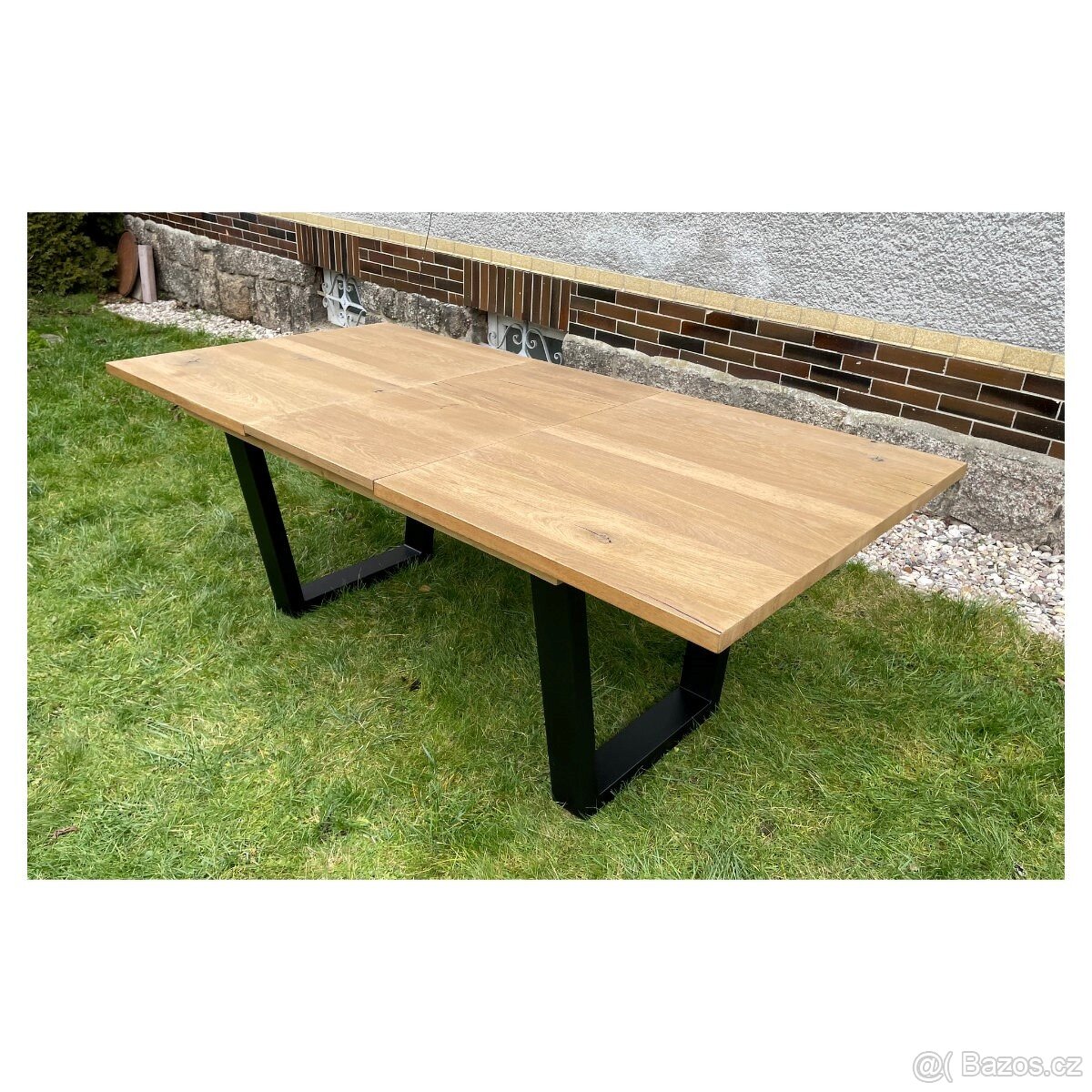 Masivní rozkládací jídelní stůl - Livingstone 160 cm - 12