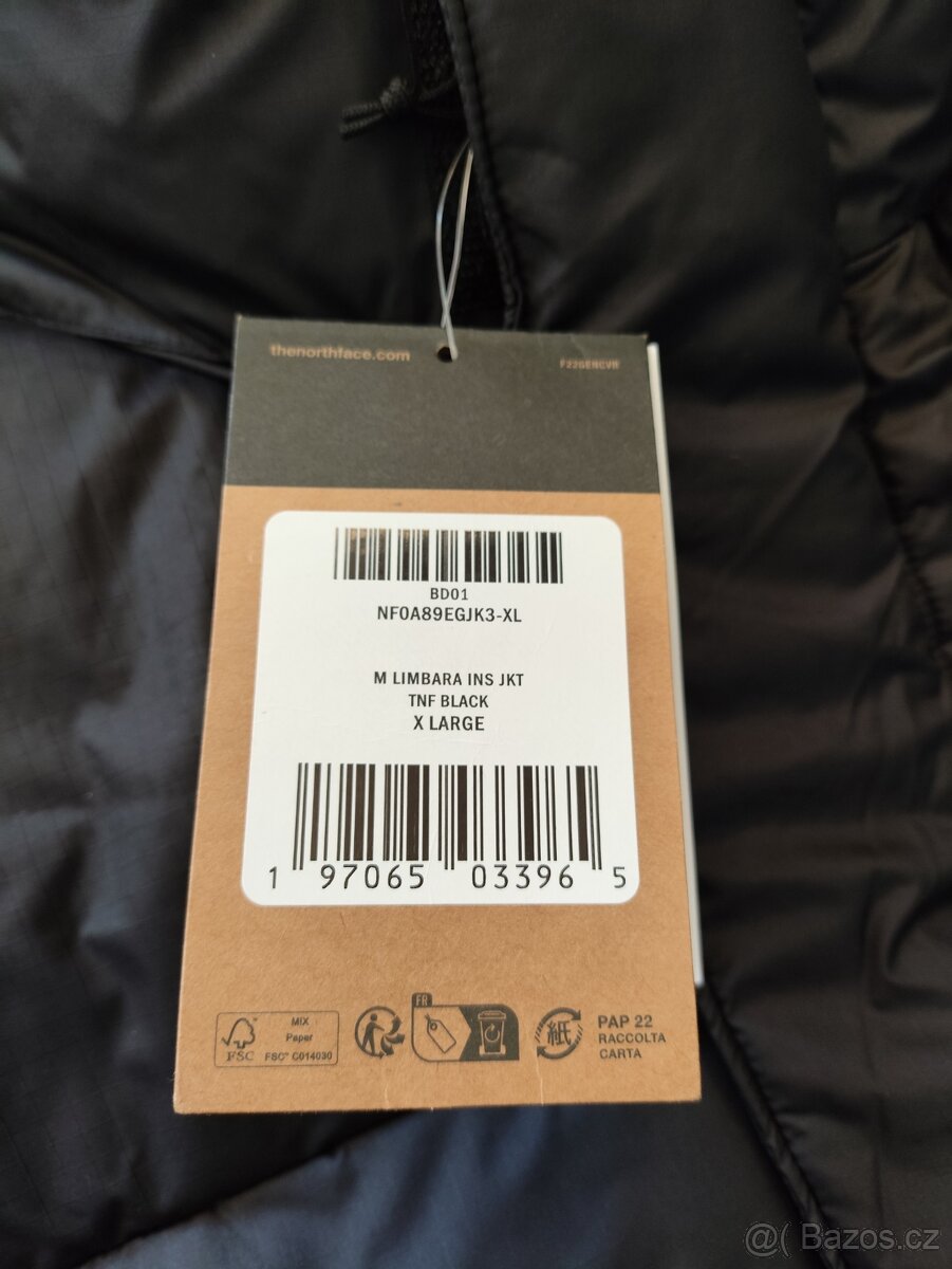 THE NORTH FACE Zimní pánská bunda 'Limbara', Černá vel. XL - 12