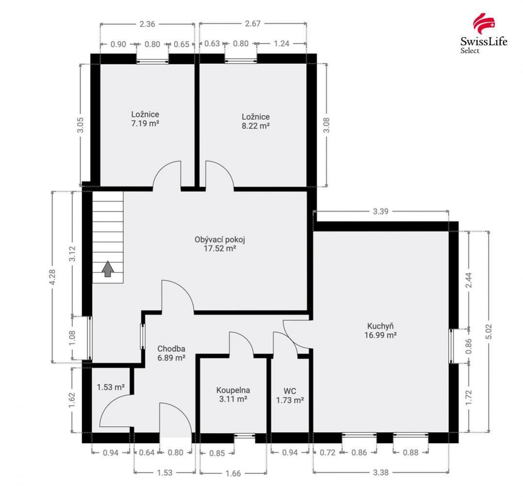 Prodej rodinného domu 170 m2, Cvikov - 12