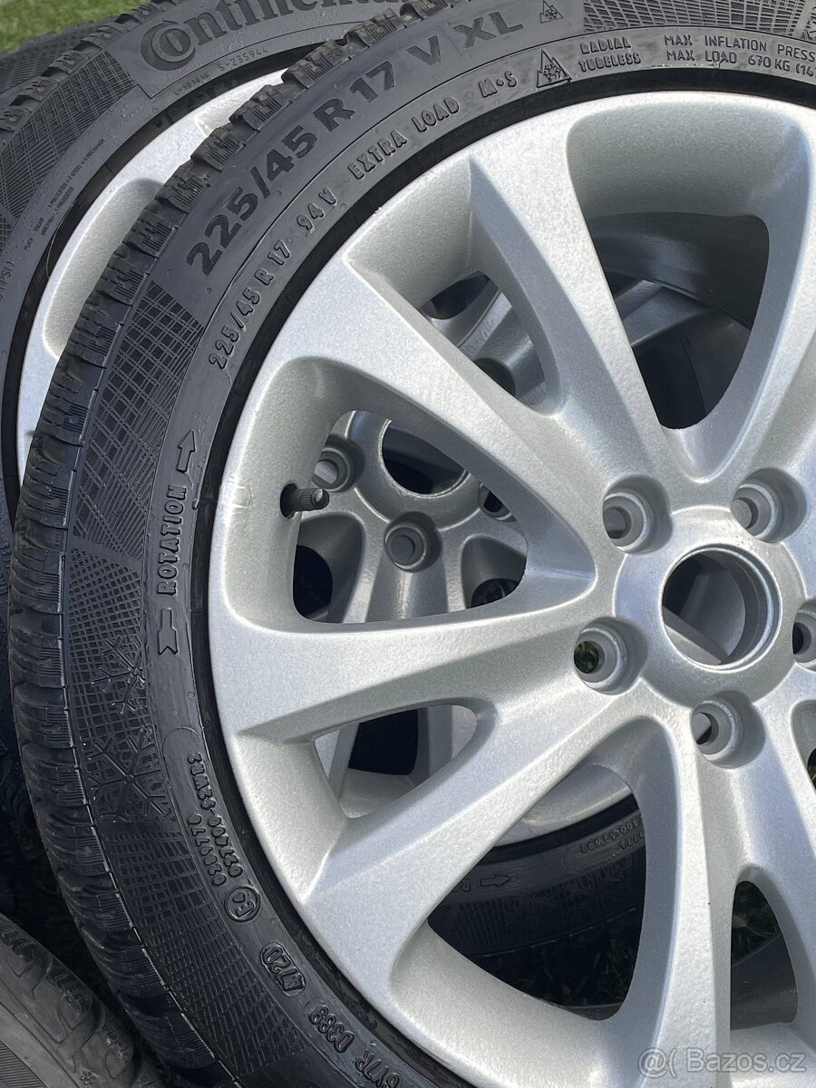 PALAS DIJON TRIFID Orig. skoda VW alu disky R17 5x112 225 - 12