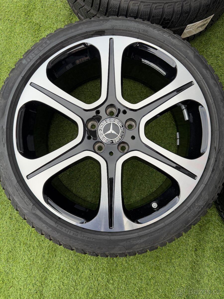 Originál alu kola Mercedes E-class 5x112 R19 zimní ZÁNOVNÍ - 12