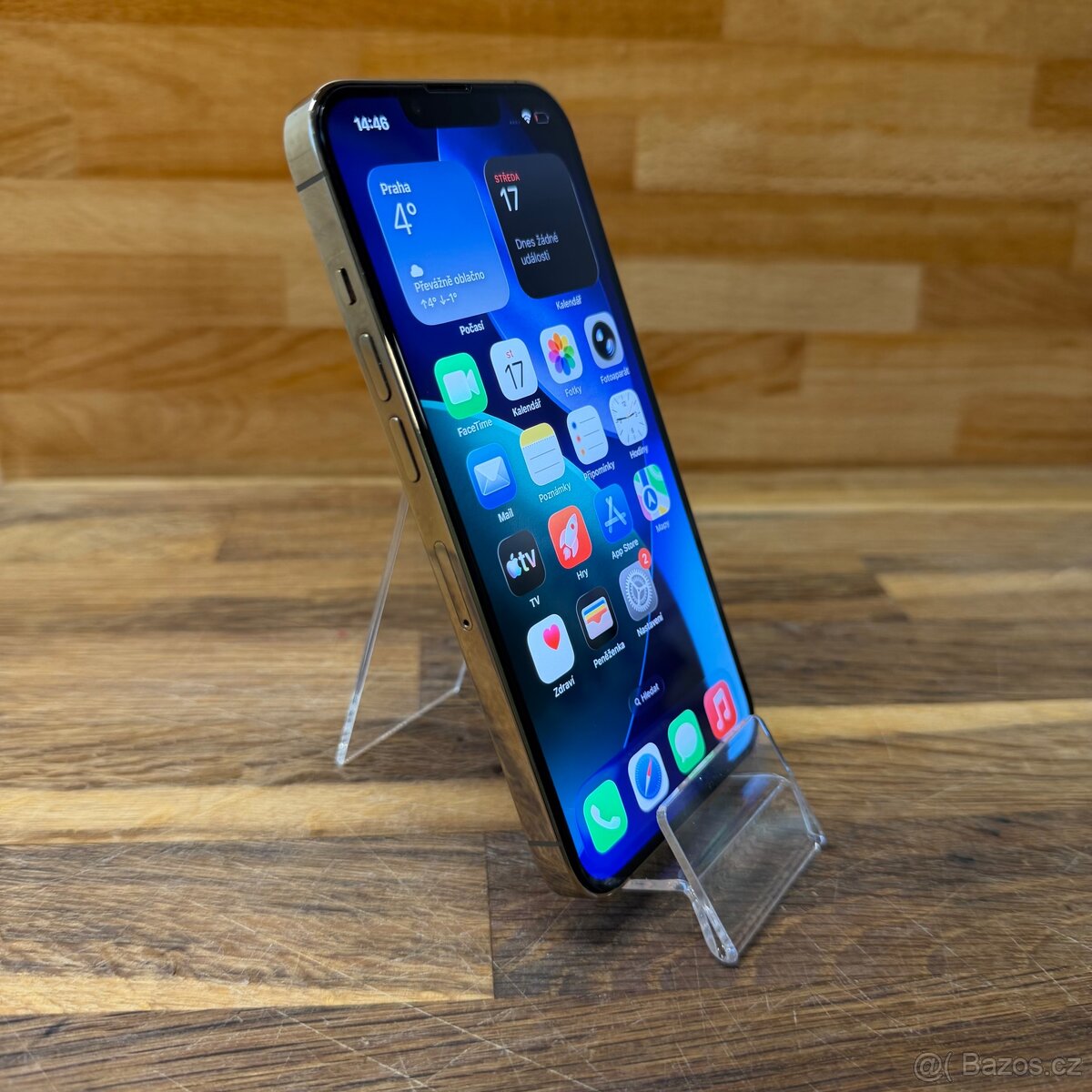 IPhone 13 Pro 128GB, zlatý (12 měsíců záruka) - 12