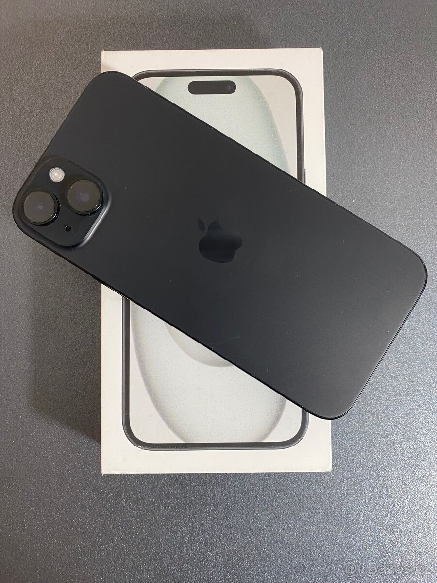 iPhone 15 Plus 128GB černý + záruka - 12
