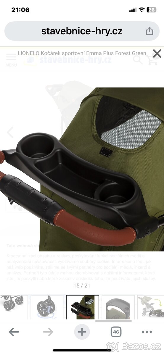 Sportovni kocarek lionelo emo plus - 12