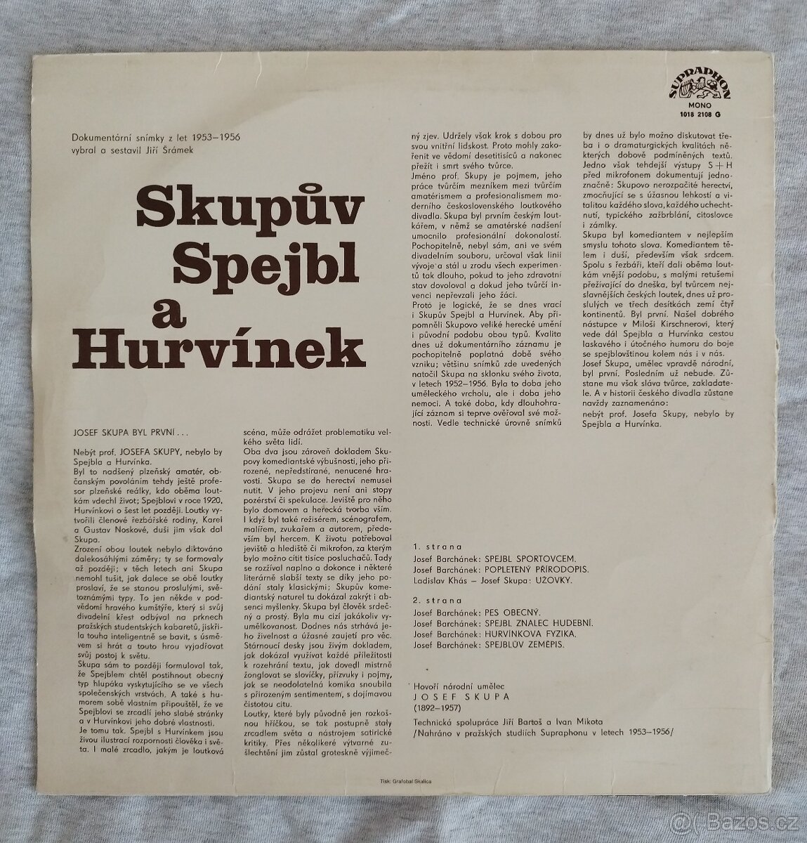 Sbírka gramofonových desek Hurvínek - 12