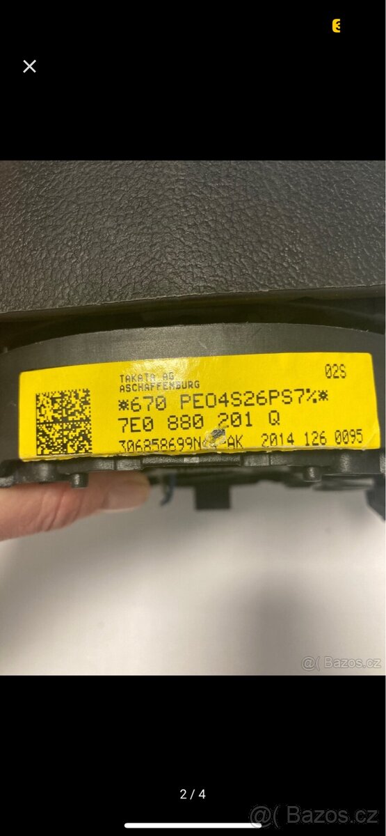 Airbagy VW 2H0880201L,Škoda 5J0880201D,VW T5 7E0880201Q - 12