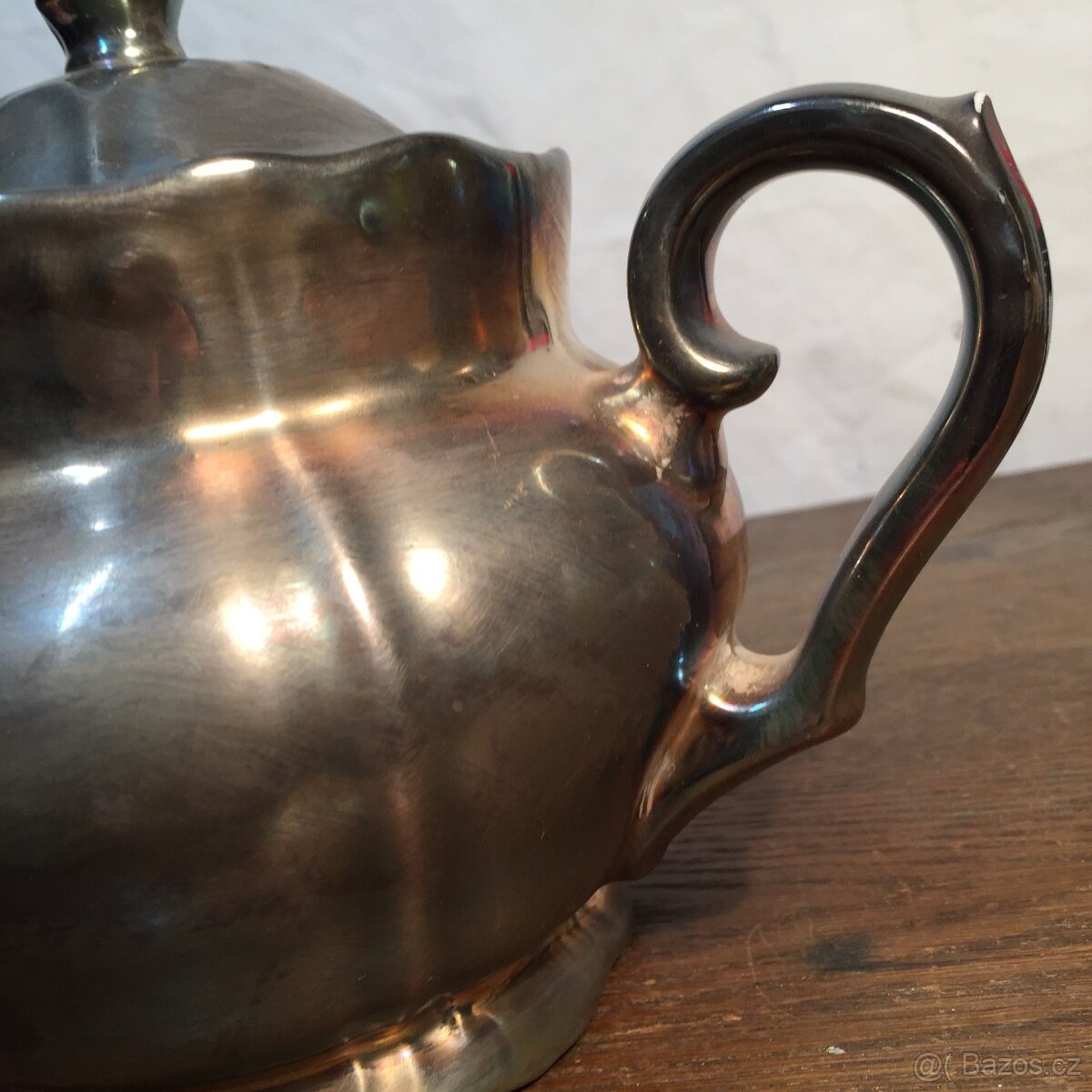 postříbřená konvice na čaj US. Silber Zone Bavaria... - 12