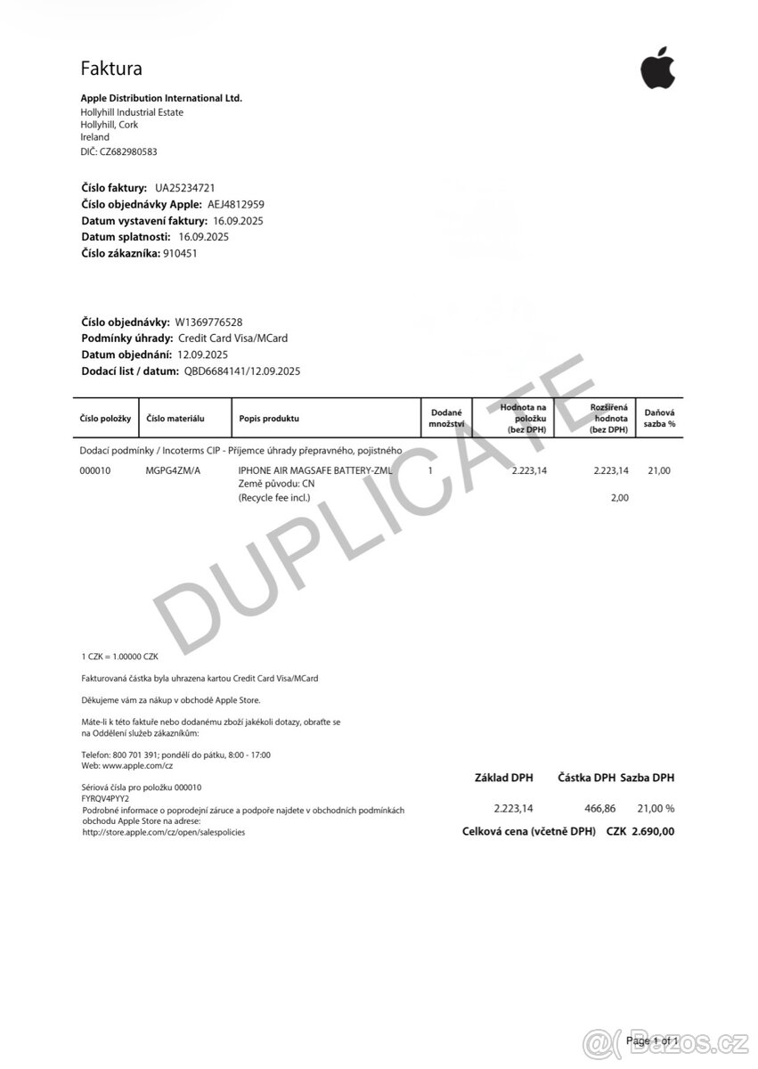 iPhone 17 Air 256 GB, Sky blue - 12