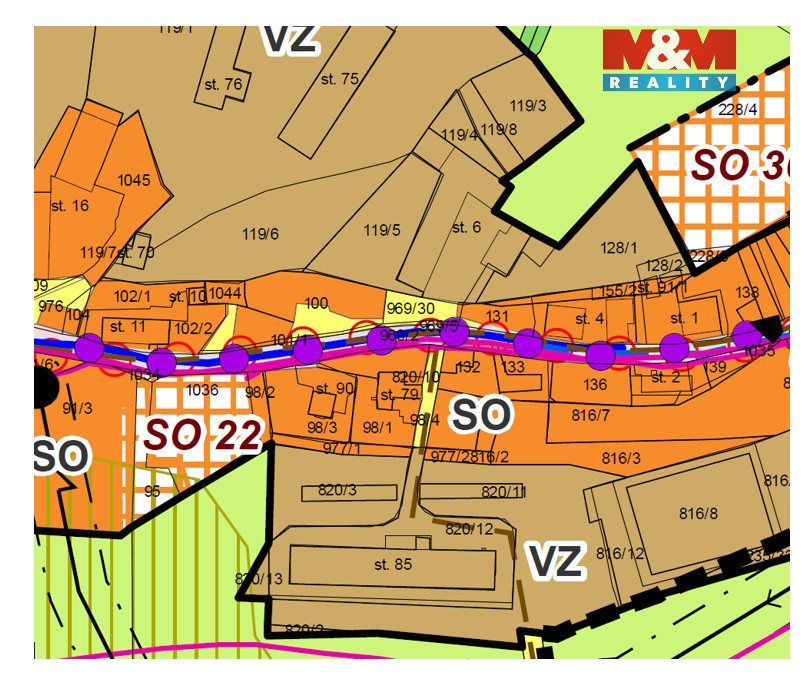Prodej pozemku k bydlení, 1156 m², Malšovice, okr. Děčín - 12