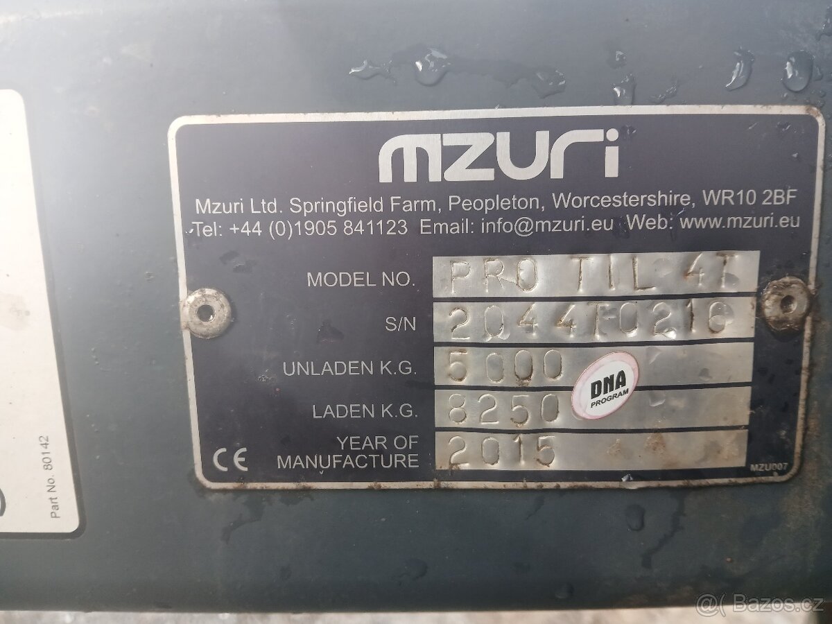Mzuri ProTill 4T secí stroj- (pásové zpracování půdy) - 12