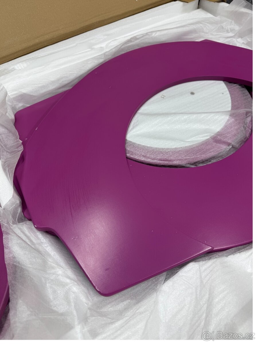 Dětská postel auto růžová - 12