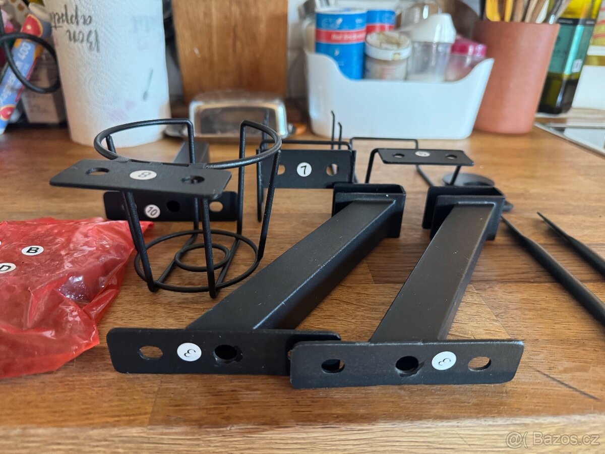 Herní stůl 100x55 cm, černý, nový - 12