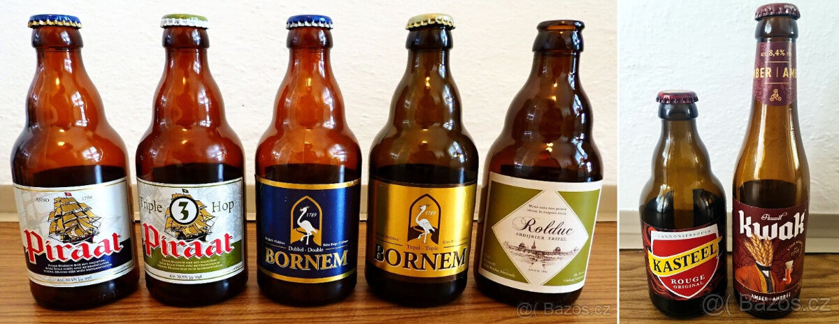 Sběratelské prázdné lahve + pivní lahve a plechovky - 12