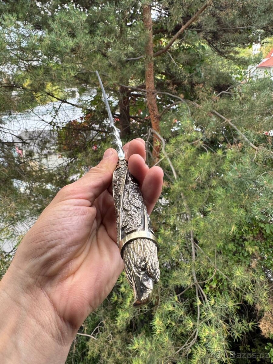 Dárková sada 6 jehel na špízy s bronzovými rukojeťmi - 12