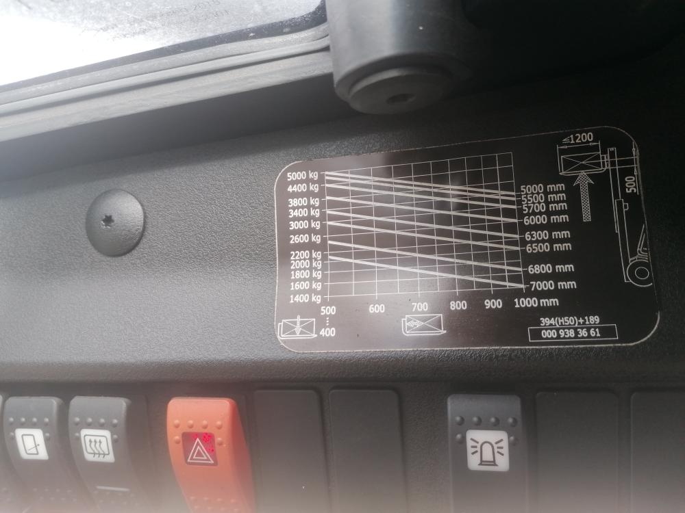 LINDE H50D-02 pozicionér+boční posuv + váha - 12