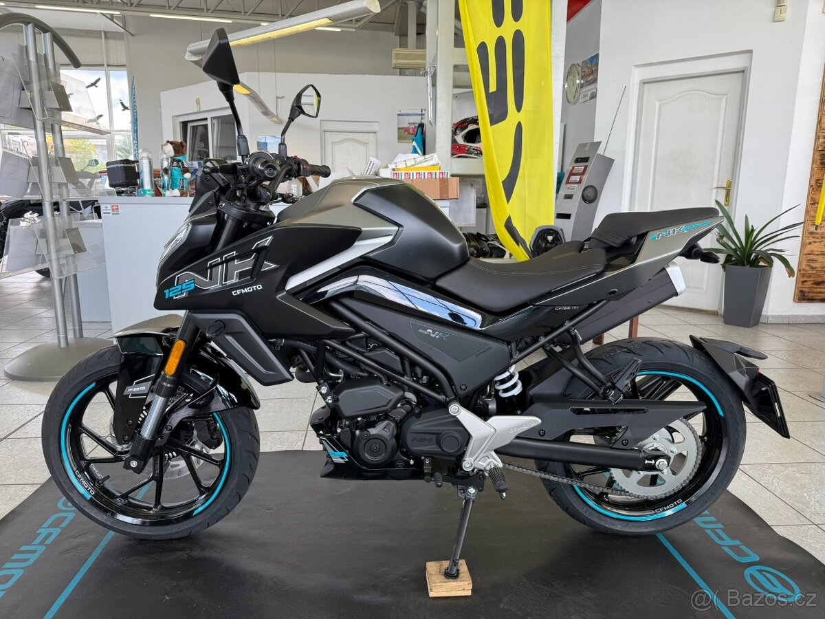 cfmoto 125 NK - modrá, černá skladem AKCE HELMA - 12