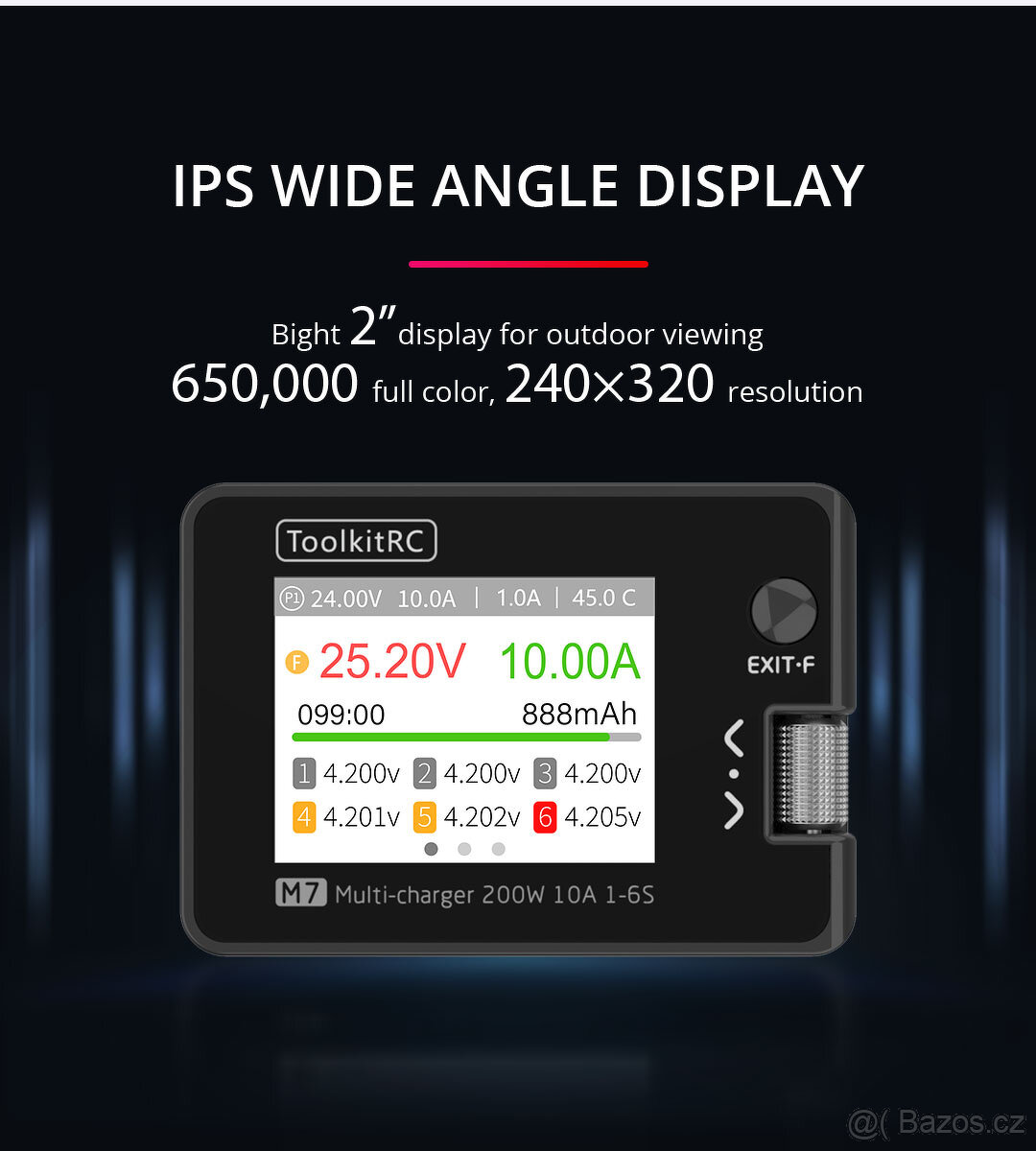 Nabíječka ToolkitRC M7 s balancérem Nová Doprava ZDARMA - 12