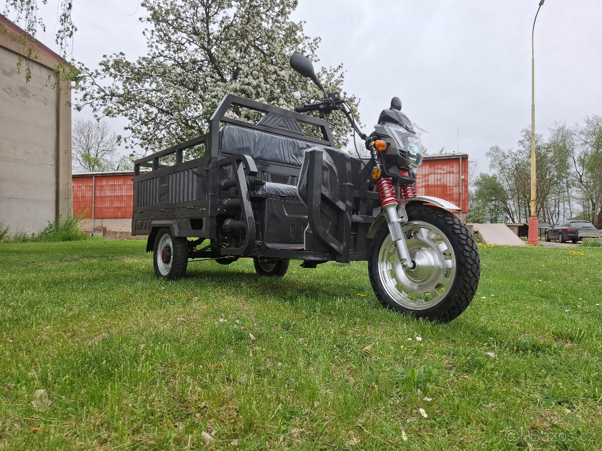 pracovní elektrická Tříkolka Zethos T-08 1500W na SPZ - 12