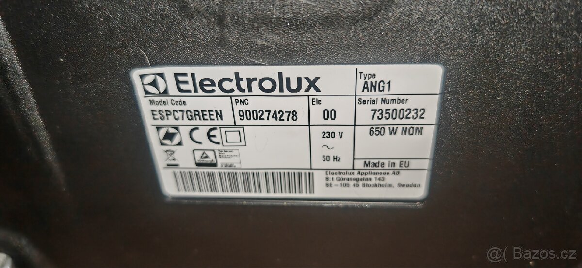 Bezsačkovy vysavač Electrolux ESPC7GREEN - 12