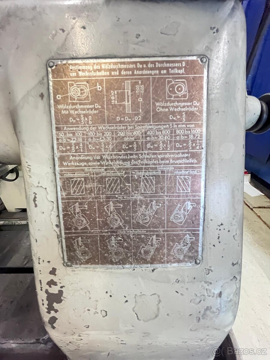 Nástrojová bruska Deckel S1 - 12