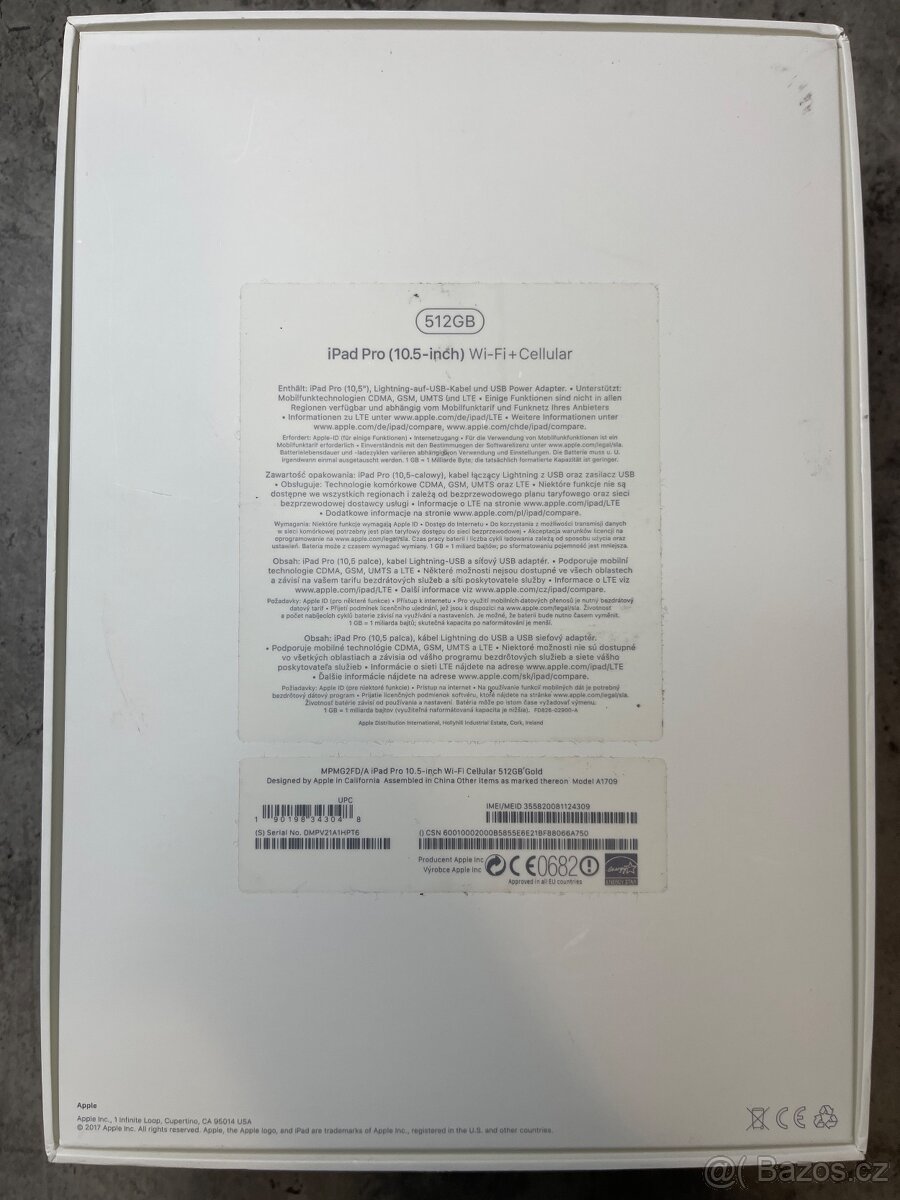 iPad Pro 10.5” 512 GB Cellular + Apple Pencil + Klávesnice - 12