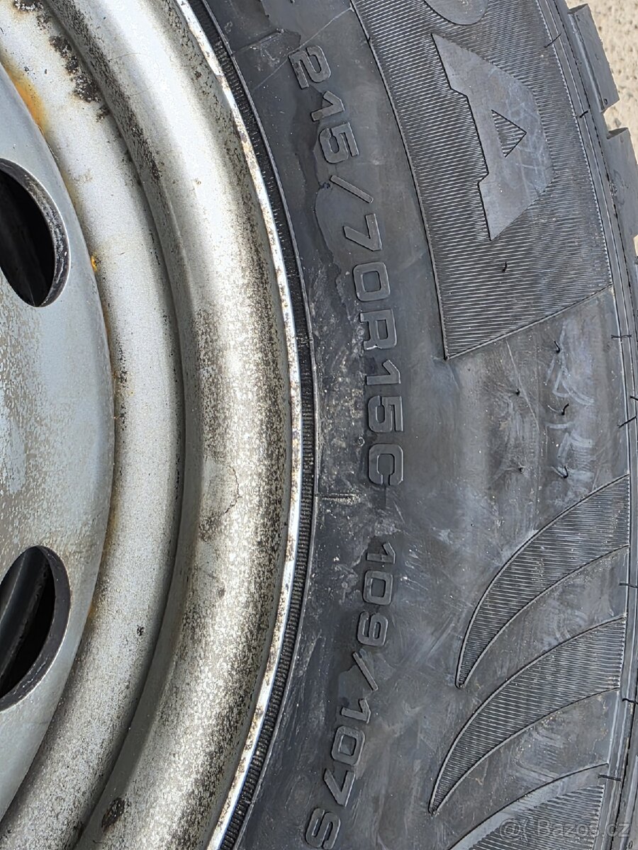 215/70/16C Zimní kola FIAT Ducato 5x118 TPMS - 12