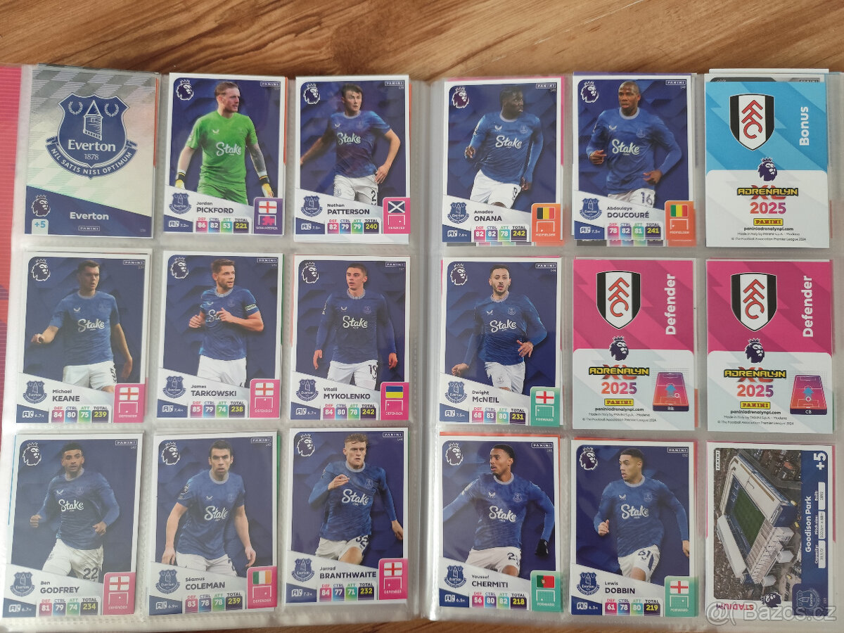 Fotbalové kartičky Adrenalyn Premier League 2025. - 12