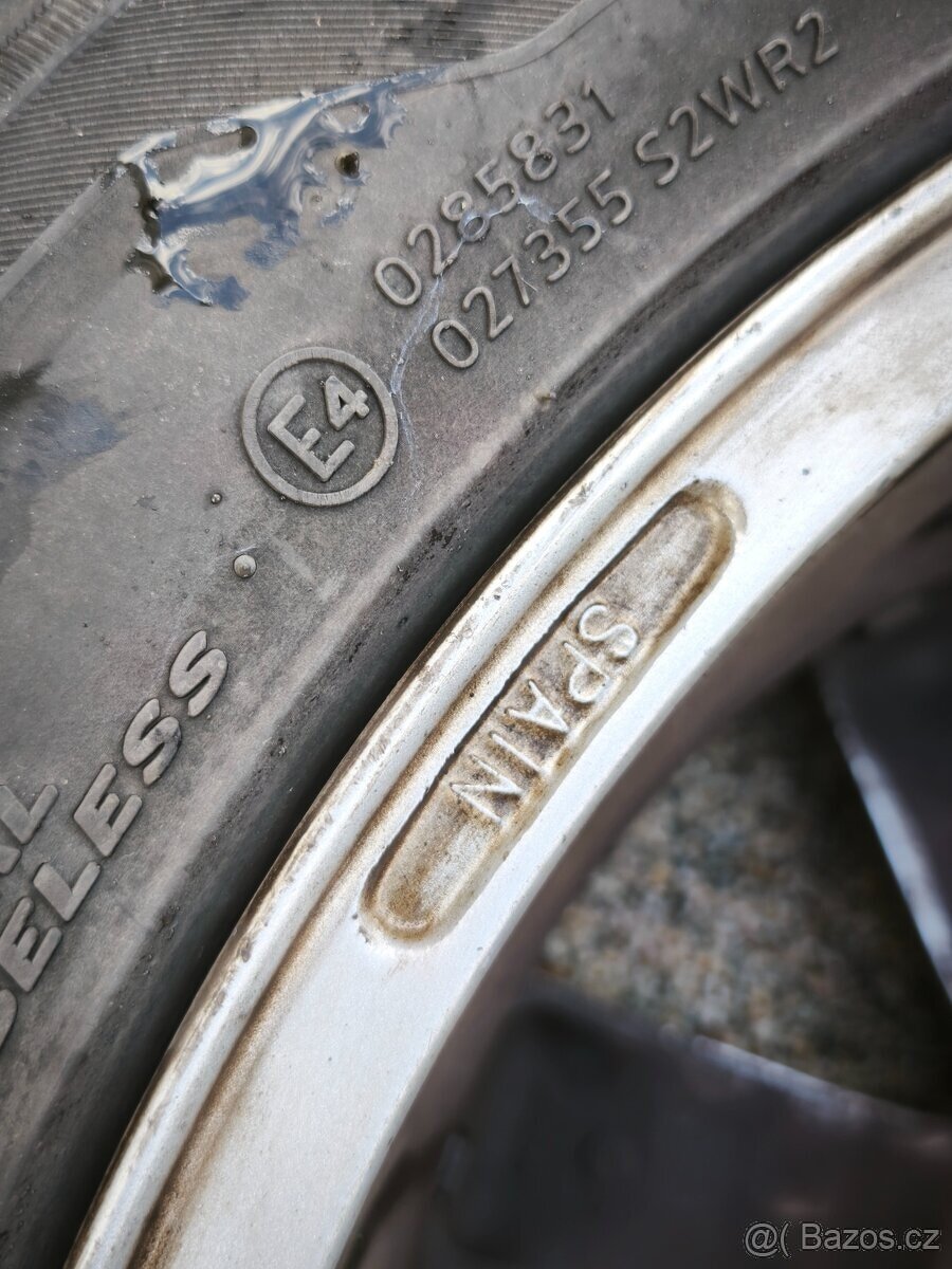 Sada kol 205/55 R16 - Peugeot - Citroen - 12