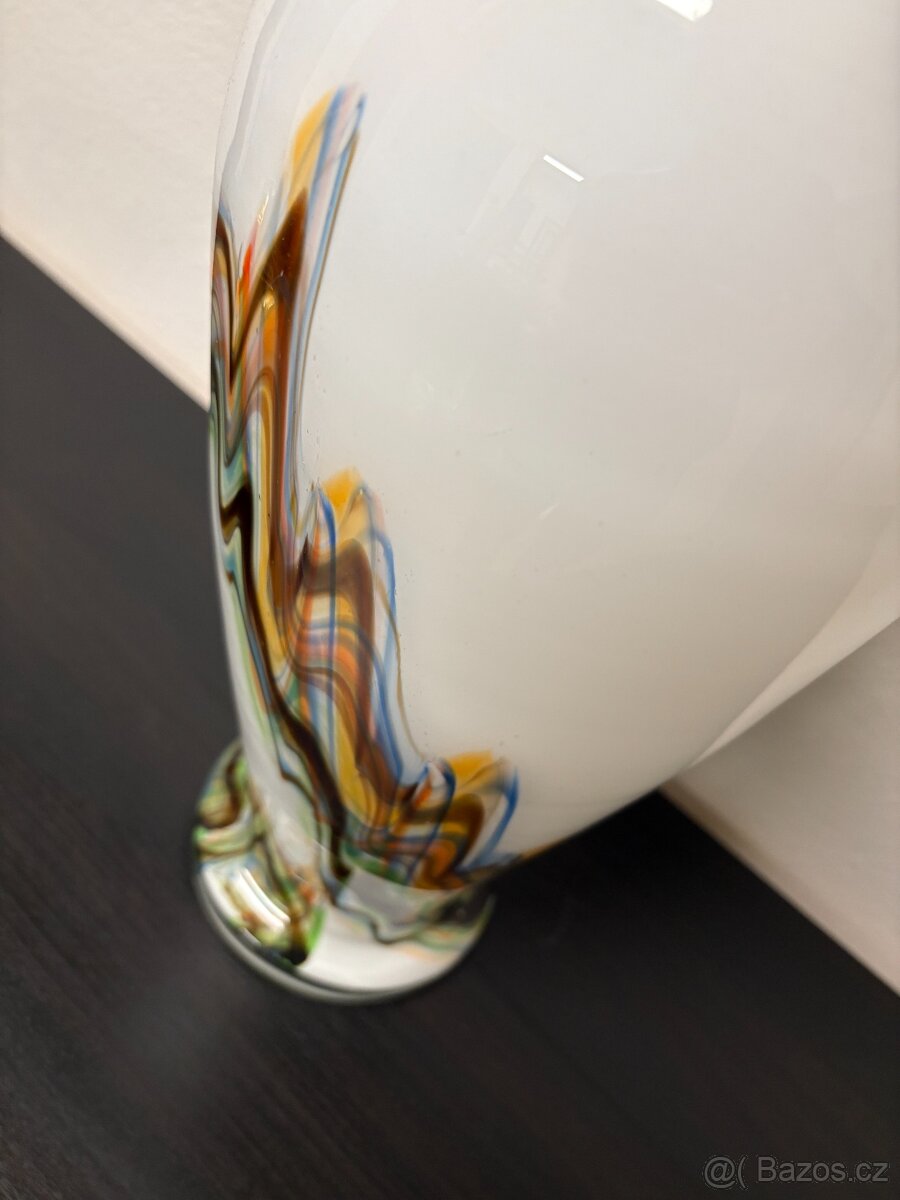Autorské sklo - velká váza - 12