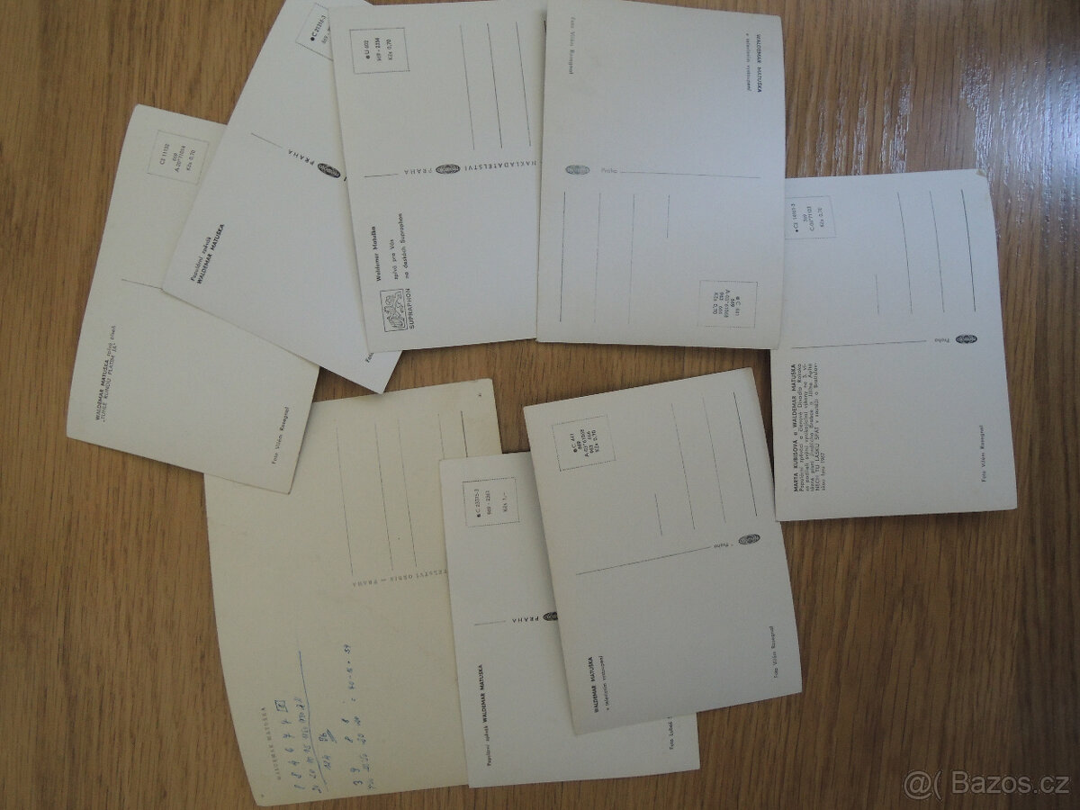 RETRO POHLEDNICE WALDEMAR MATUŠKA 30ks - 12