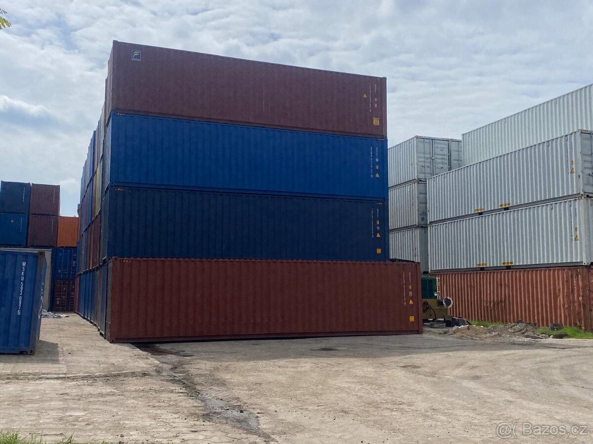 nový lodní kontejner r.v. 2024 one way dv 20 HC 40 6-12m - 12